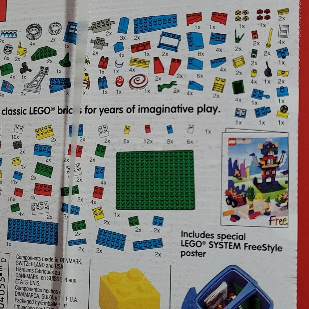 NEW RARE 1997 LEGO System 4055 SEALED Freestyle 320 Special Pieces Value Bucket